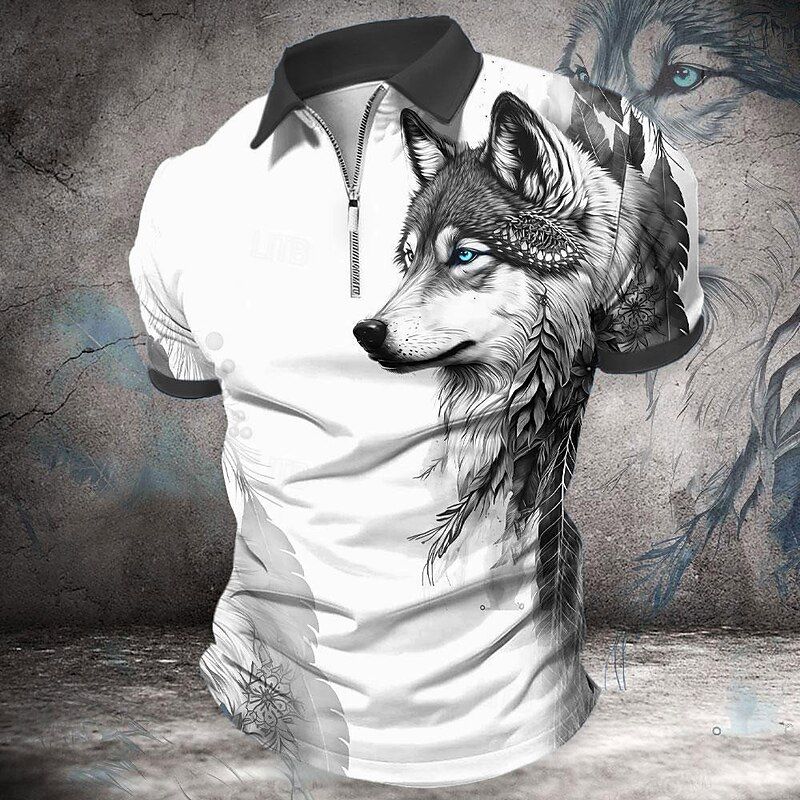 Wolf Mission Men's Polo Shirt