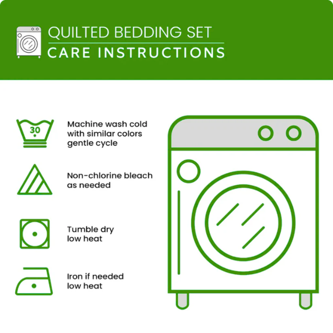 Wolf Mission 3-Piece Quilted Bedding Set