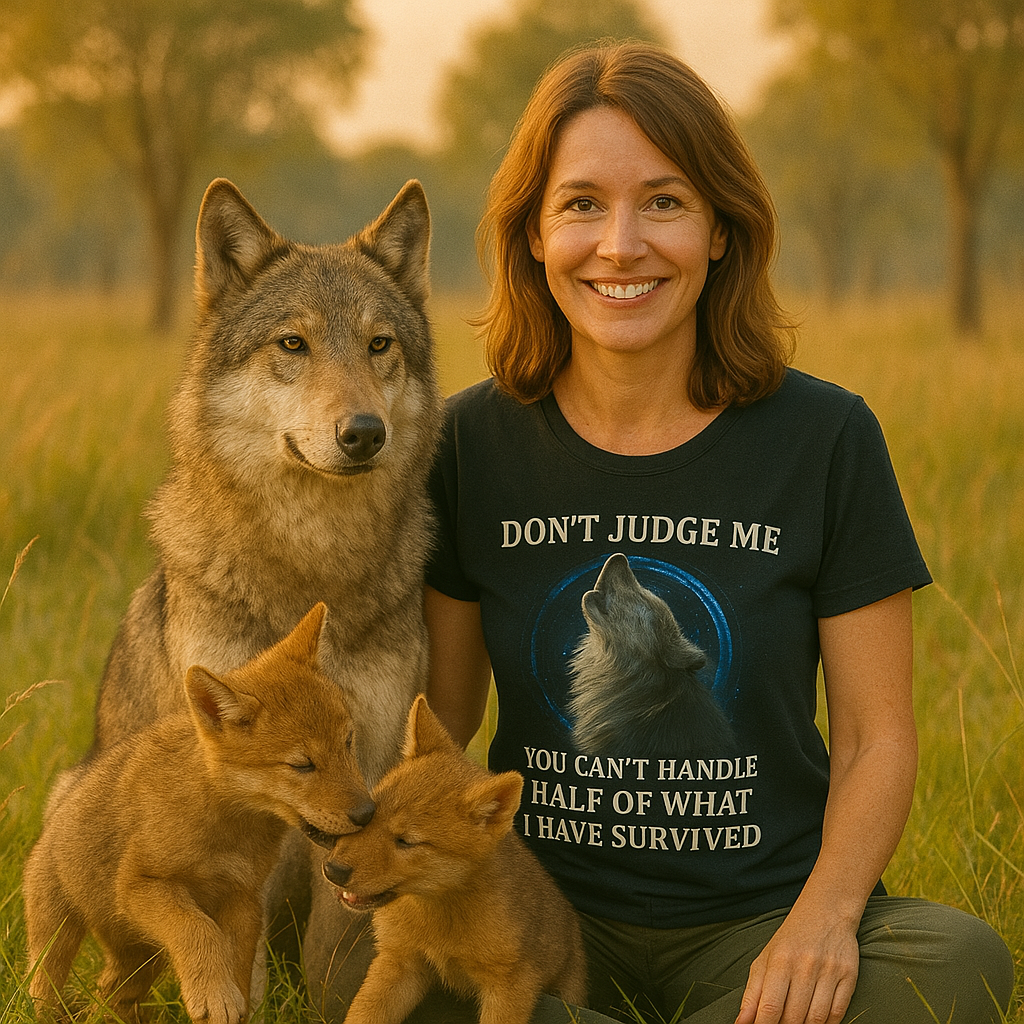 Don't Judge Me Wolf T-Shirt