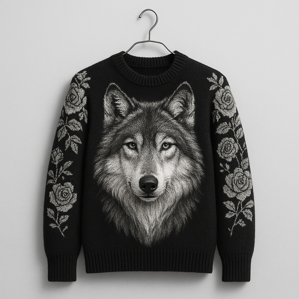 Nightshade Wolf Sweater