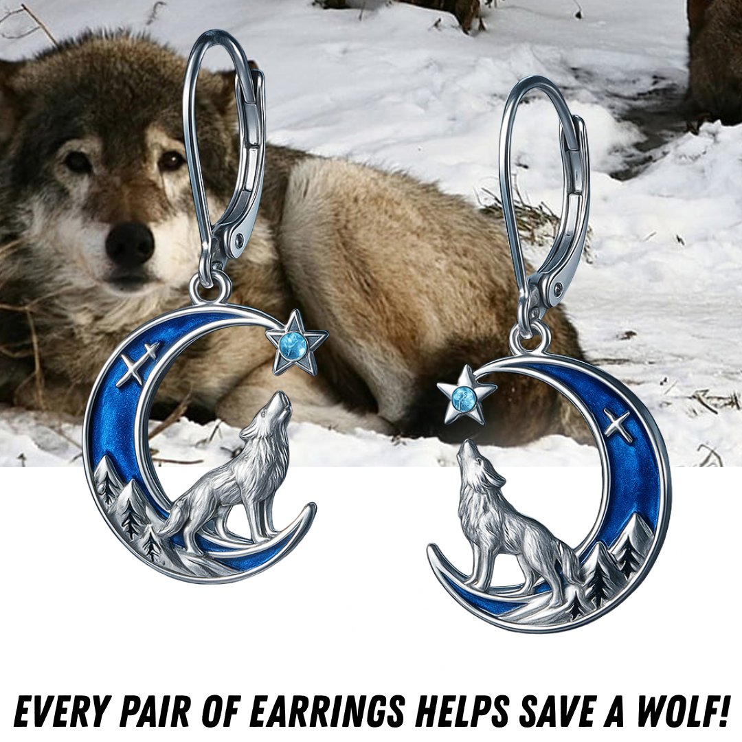The Wolf Mission Earrings (925 Sterling Silver)