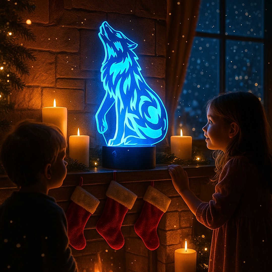 Wolf Mission Lamp