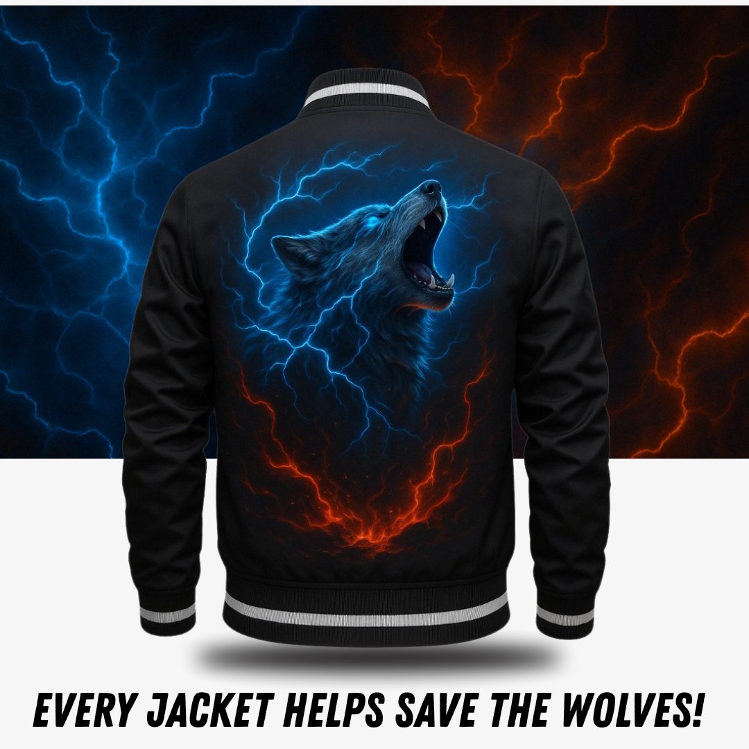 Thunder Flame Wolf Summer Jacket