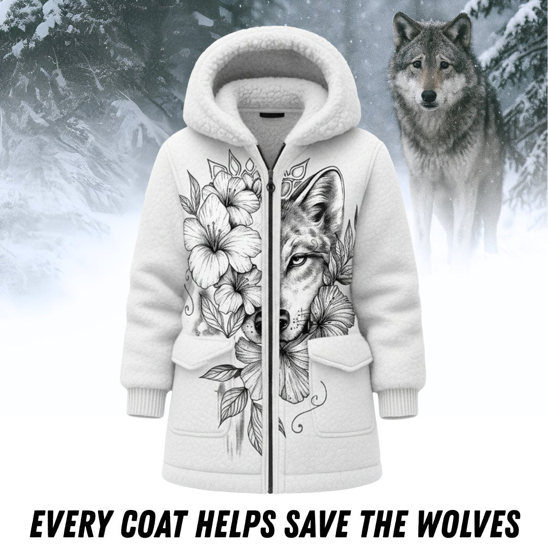 Women's Forever With Wolves Winter Coat