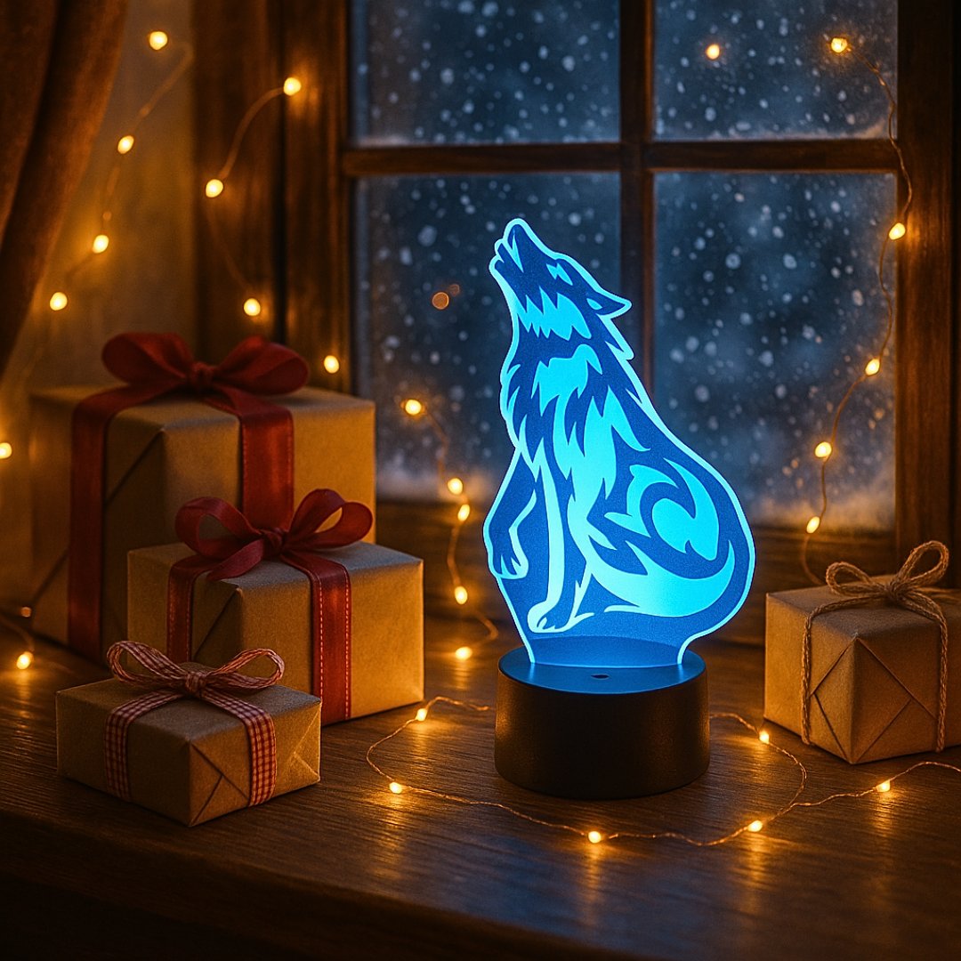 Wolf Mission Lamp