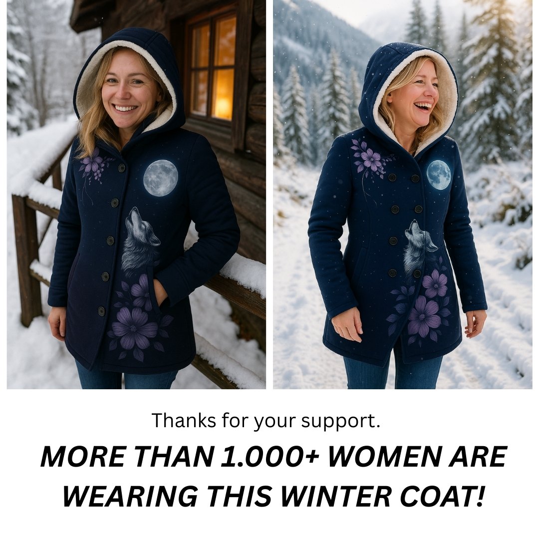 Midnight Howl Wolf Coat