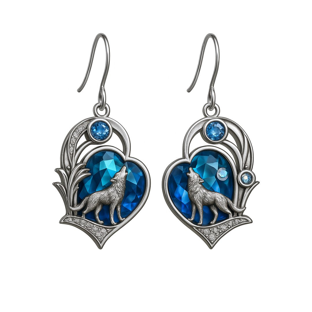 Wolf Mission Sterling Silver Jewelry Set (3-Pieces)
