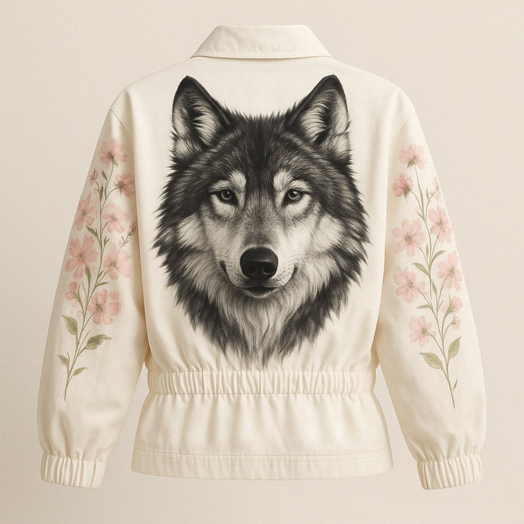 Floral Wolf Summer Jacket
