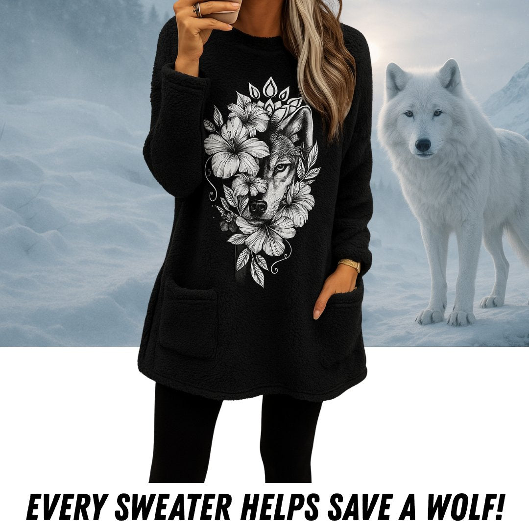 Wolf Mission Cozy Sweater