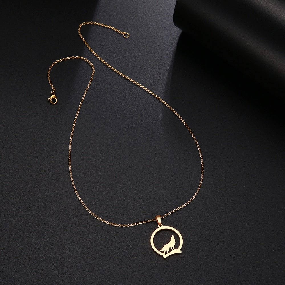 Howling Wolf Necklace