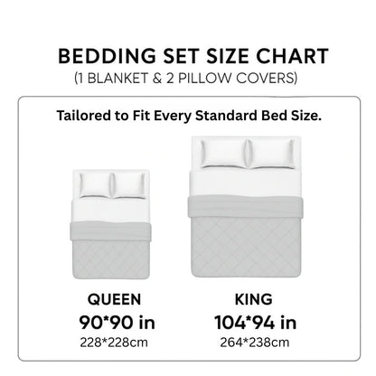 WolfMission 3-Piece Quilted Bedding Set