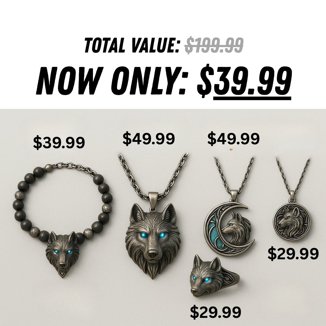 Wolf Mission Jewelry Pack (5 Pieces) Biggest Sale!