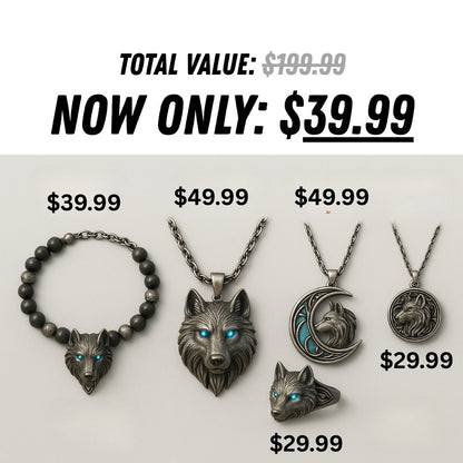 Wolf Mission Jewelry Pack (5 Pieces) Biggest Sale!