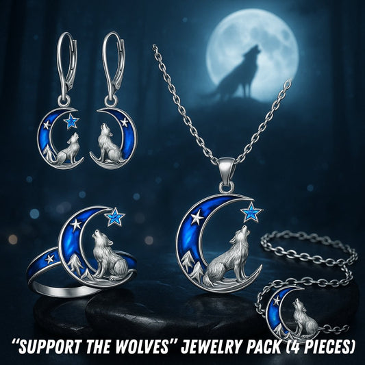 Wolf Mission 4-Piece Jewelry Set (BIGGEST SALE)