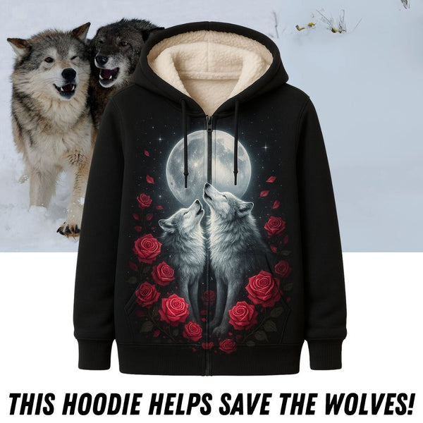 Wolf Hoodie – Every Purchase Saves Wolves – Wolf Mission