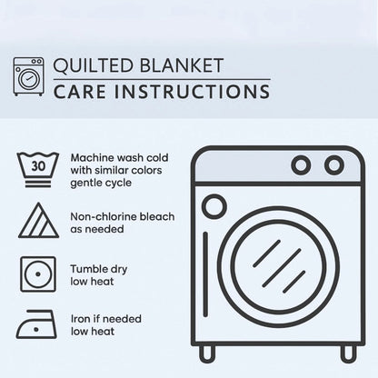 Wolf Quilted Blanket