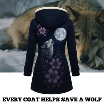 Midnight Howl Wolf Coat