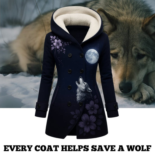 Midnight Howl Wolf Coat