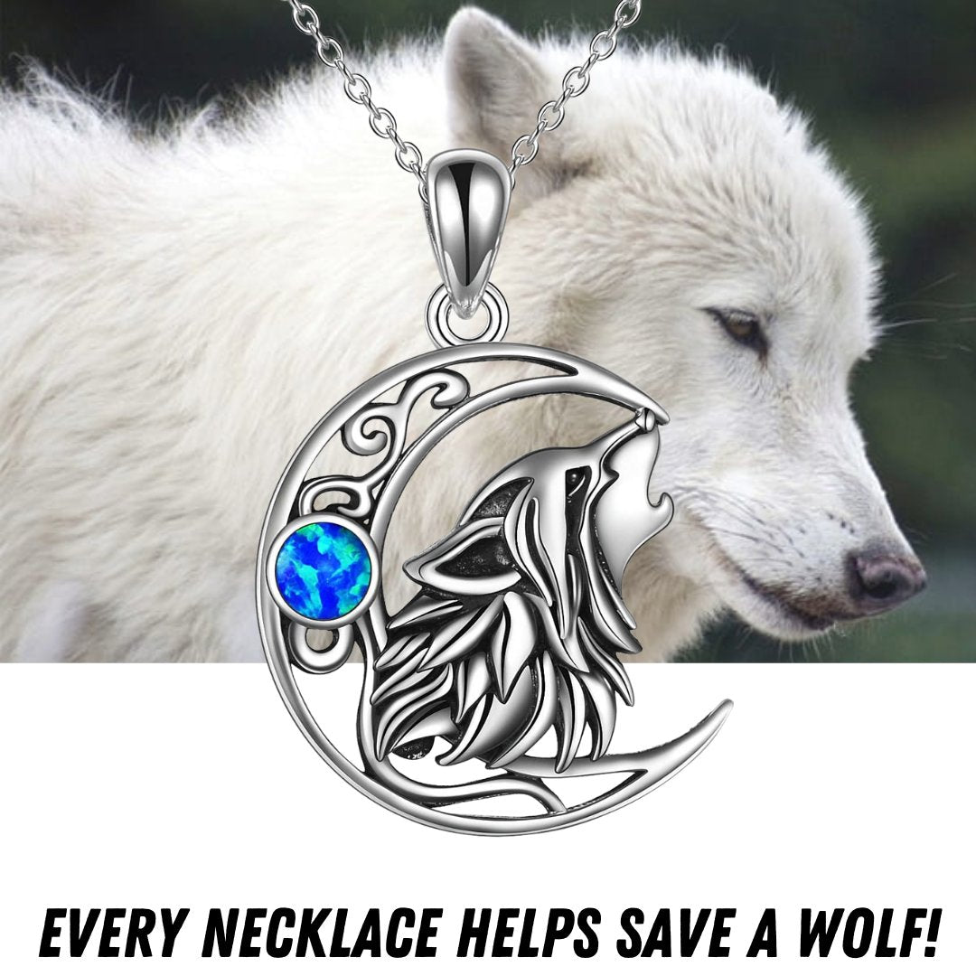 Wolf Necklace (925 Sterling Silver)