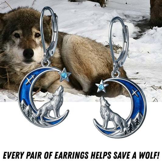The Wolf Mission Earrings (925 Sterling Silver)