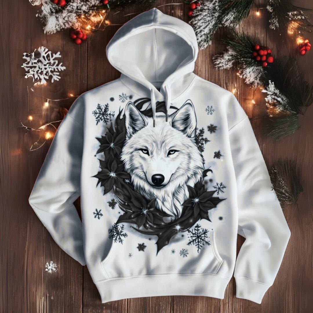 Wolf Snow Hoodie