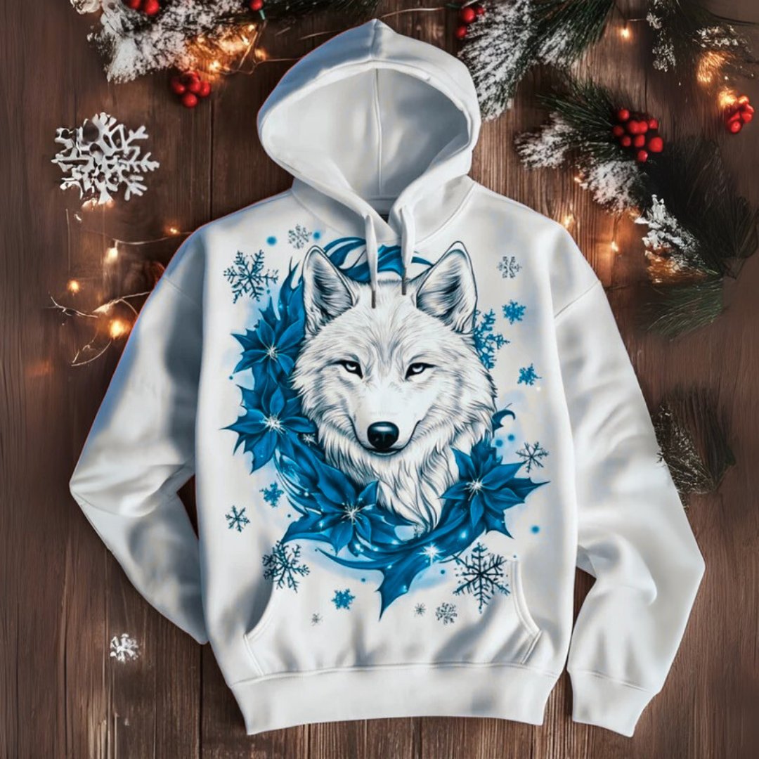 Wolf Snow Hoodie