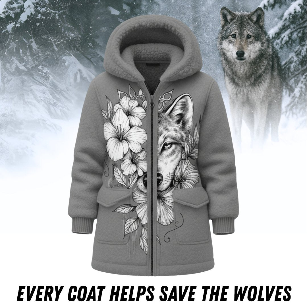 Women's Forever With Wolves Winter Coat