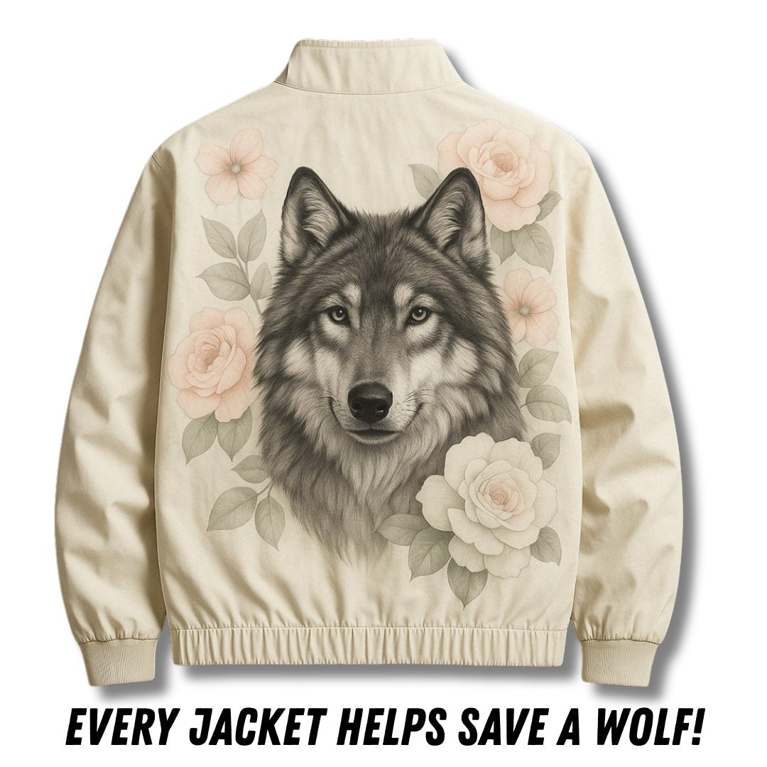 Wolf Flower Summer Jacket