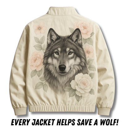 Wolf Flower Summer Jacket