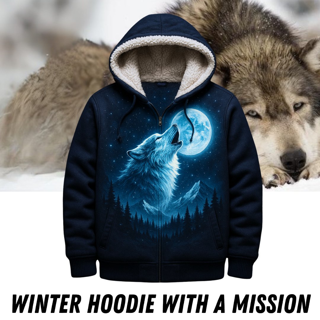 Wolf Mission Winter Hoodie