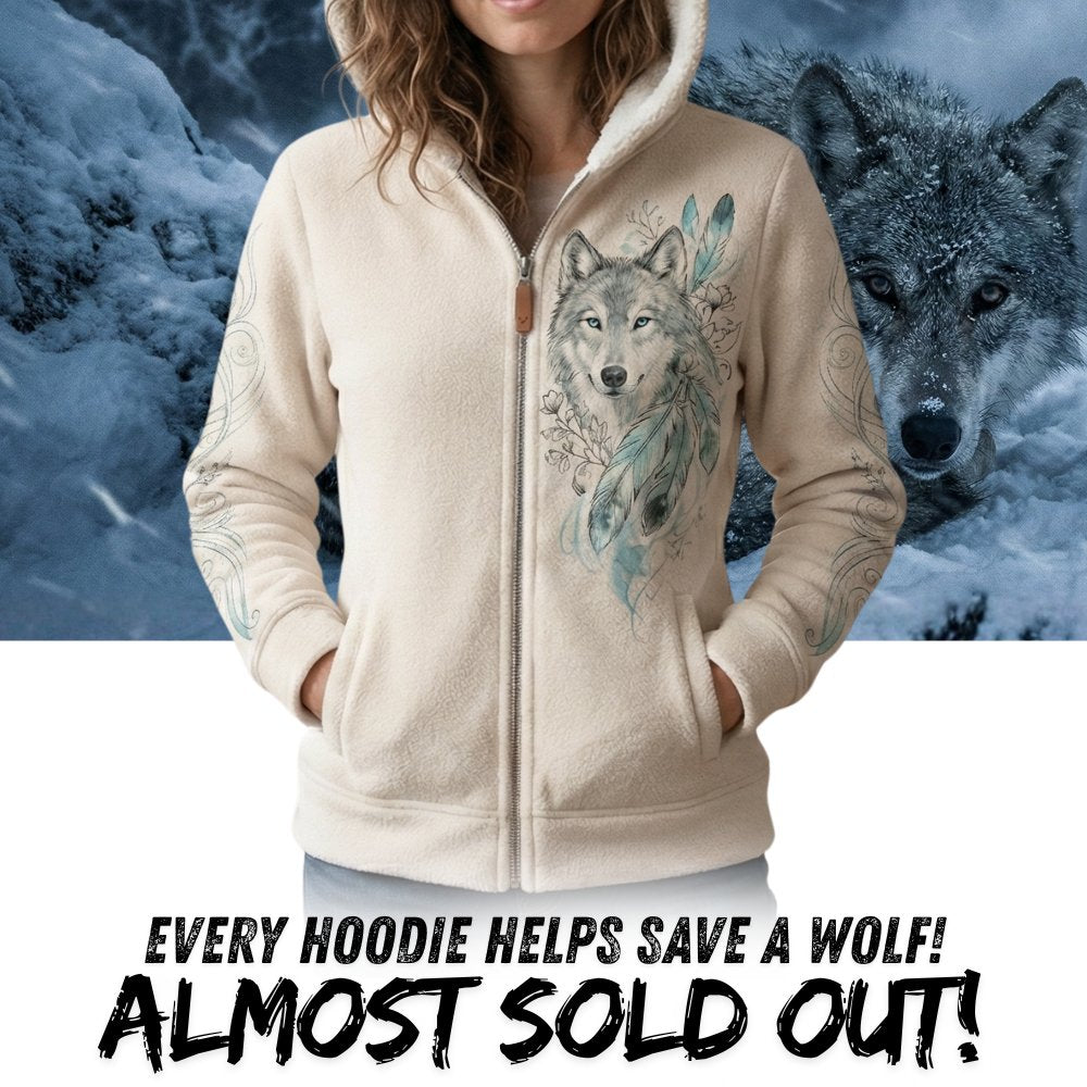 Women's Wolf Mission Fleece Hoodie