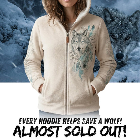 Women's Wolf Mission Fleece Hoodie