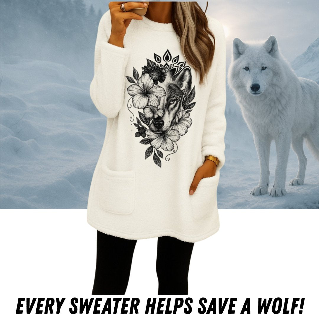 Wolf Mission Cozy Sweater