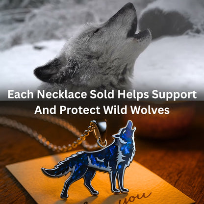 Wolf Mission Necklace - Every Purchase Helps Save A Wolf (Limited Edition)