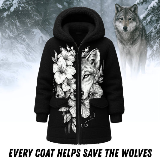 Women's Forever With Wolves Winter Coat