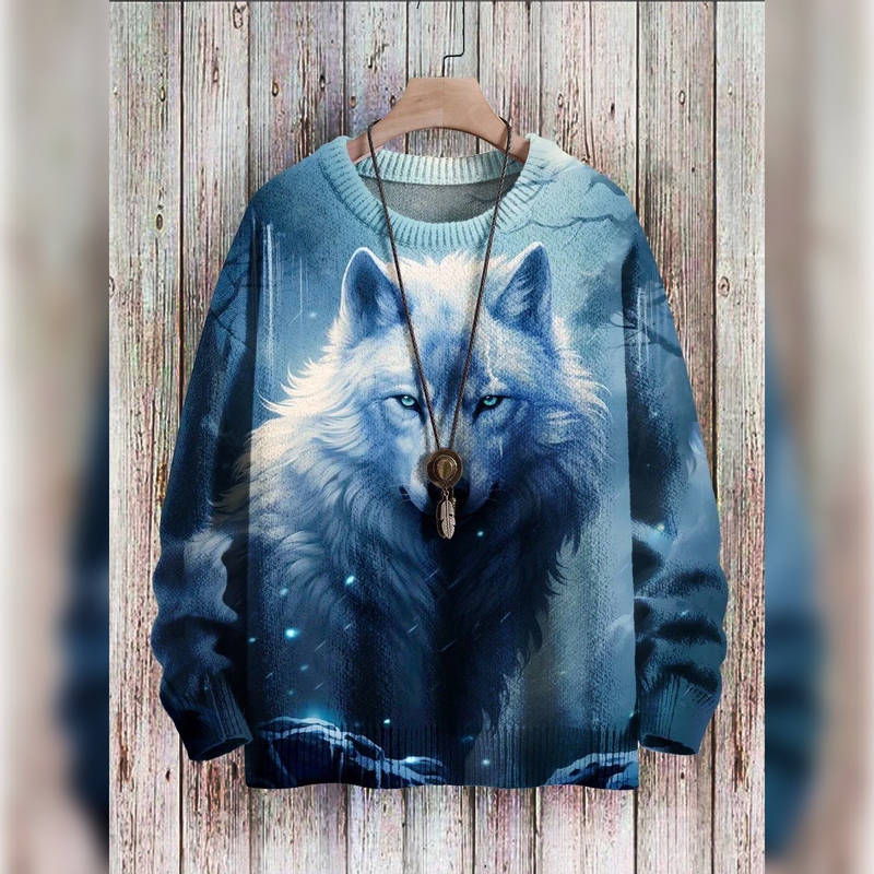 Wolf Mission Fall Sweater