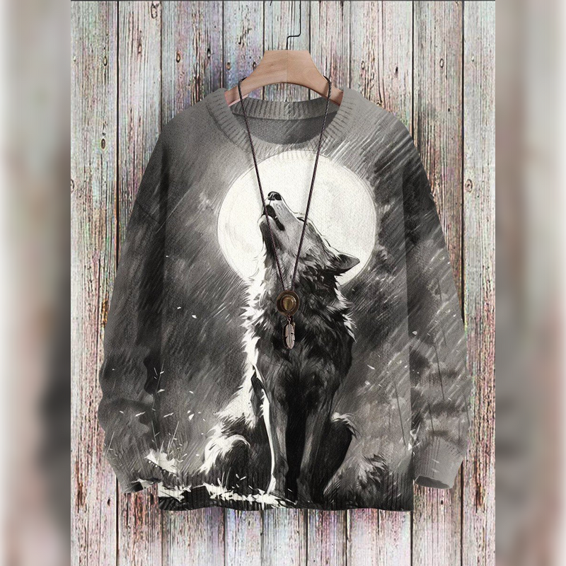 Wolf Mission Fall Sweater