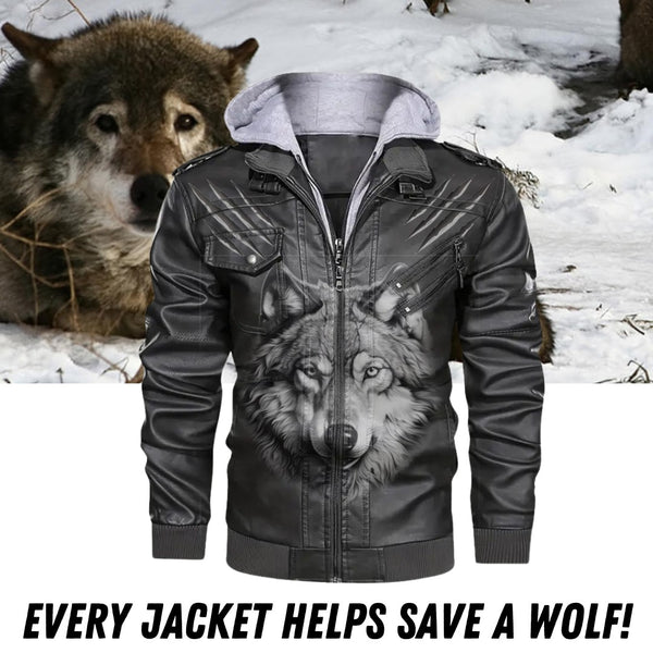 Wolf Mission Leather Jacket