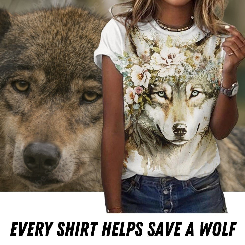 Wolf Mission T-Shirt For Women