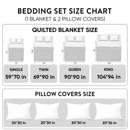 Wolf Mission 3-Piece Quilted Bedding Set