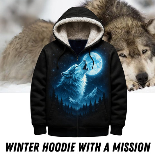 Wolf Mission Winter Hoodie