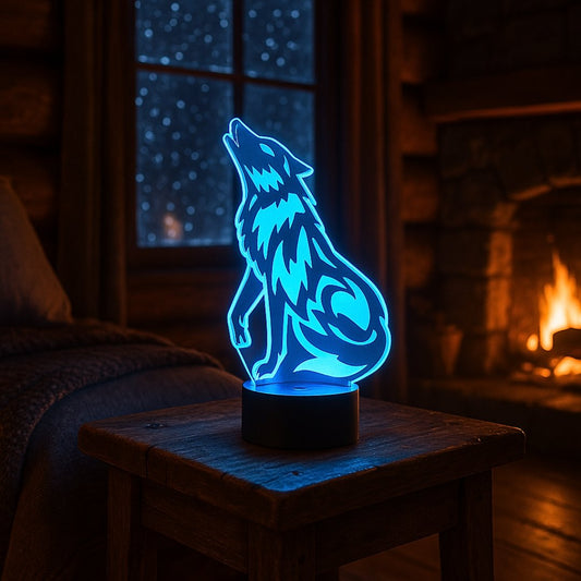 Wolf Mission Lamp