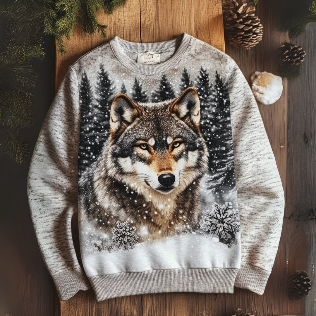 Wolf Mission Winter Snow Hoodie