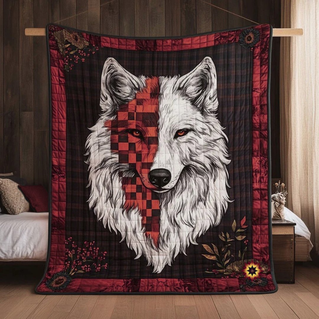 Eternal Wolf Blanket
