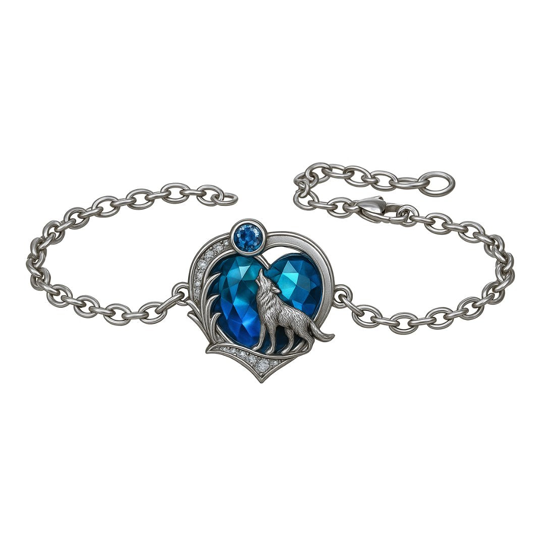 Wolf Mission Sterling Silver Jewelry Set (3-Pieces)