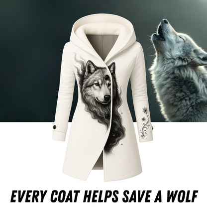 Save A Wolf Coat For Women