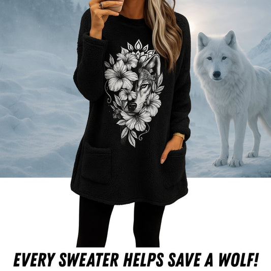 Wolf Mission Cozy Sweater