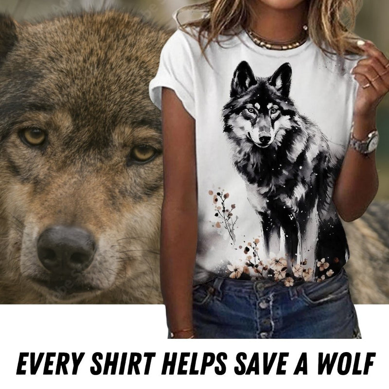 Wolf Mission T-Shirt For Women