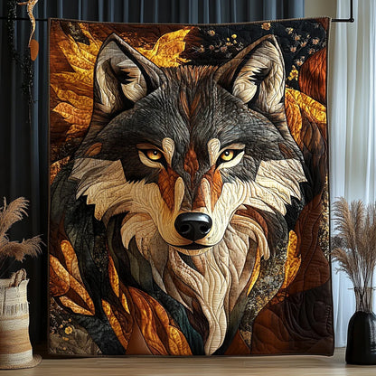 Wolf Quilted Blanket