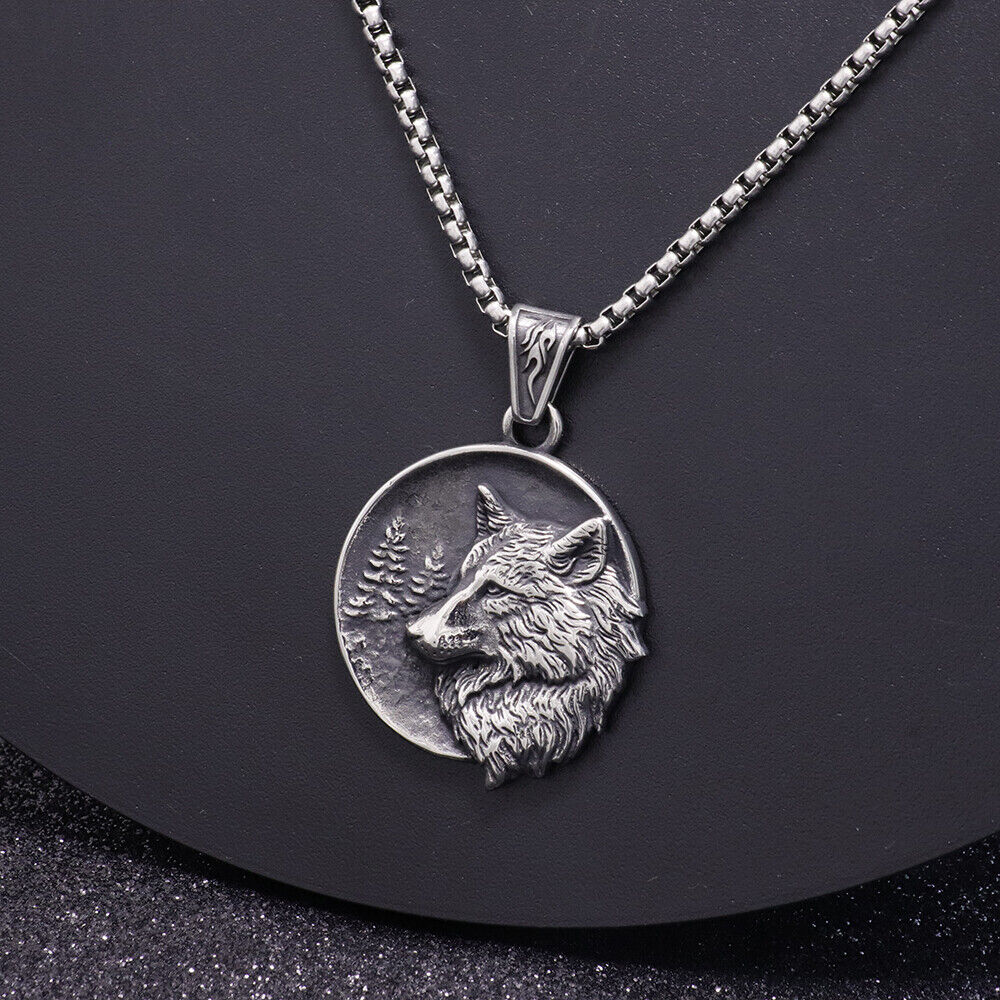 Wolf Mission Silver Necklace